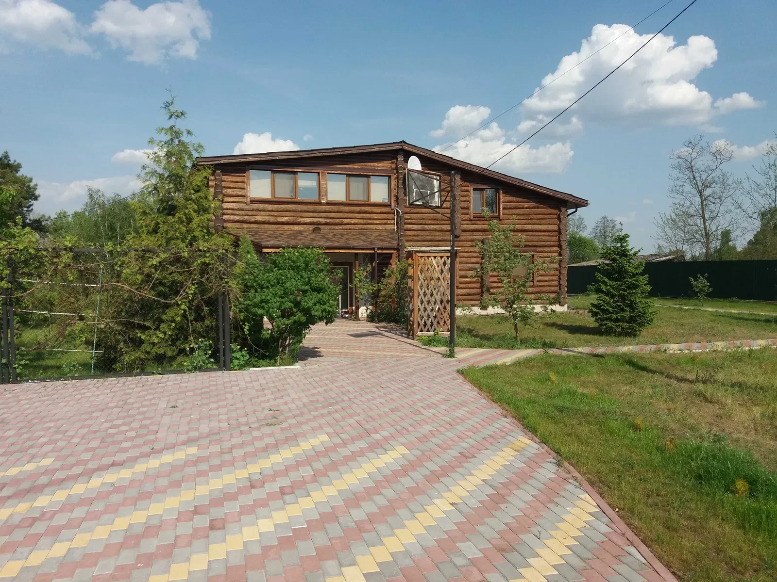 Будинок, Нижча Дубечня: зруб із карпатської смереки, озеро, баня, фото 3