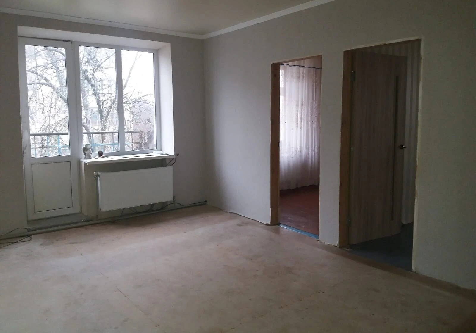 3-кімнатна квартира, Улянівка: газове опалення, цегляні стіни