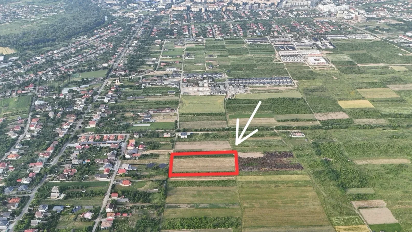 Ділянка 120 соток, Сторожниця: генплан на 14 котеджів або 28 дуплексів - фото 1