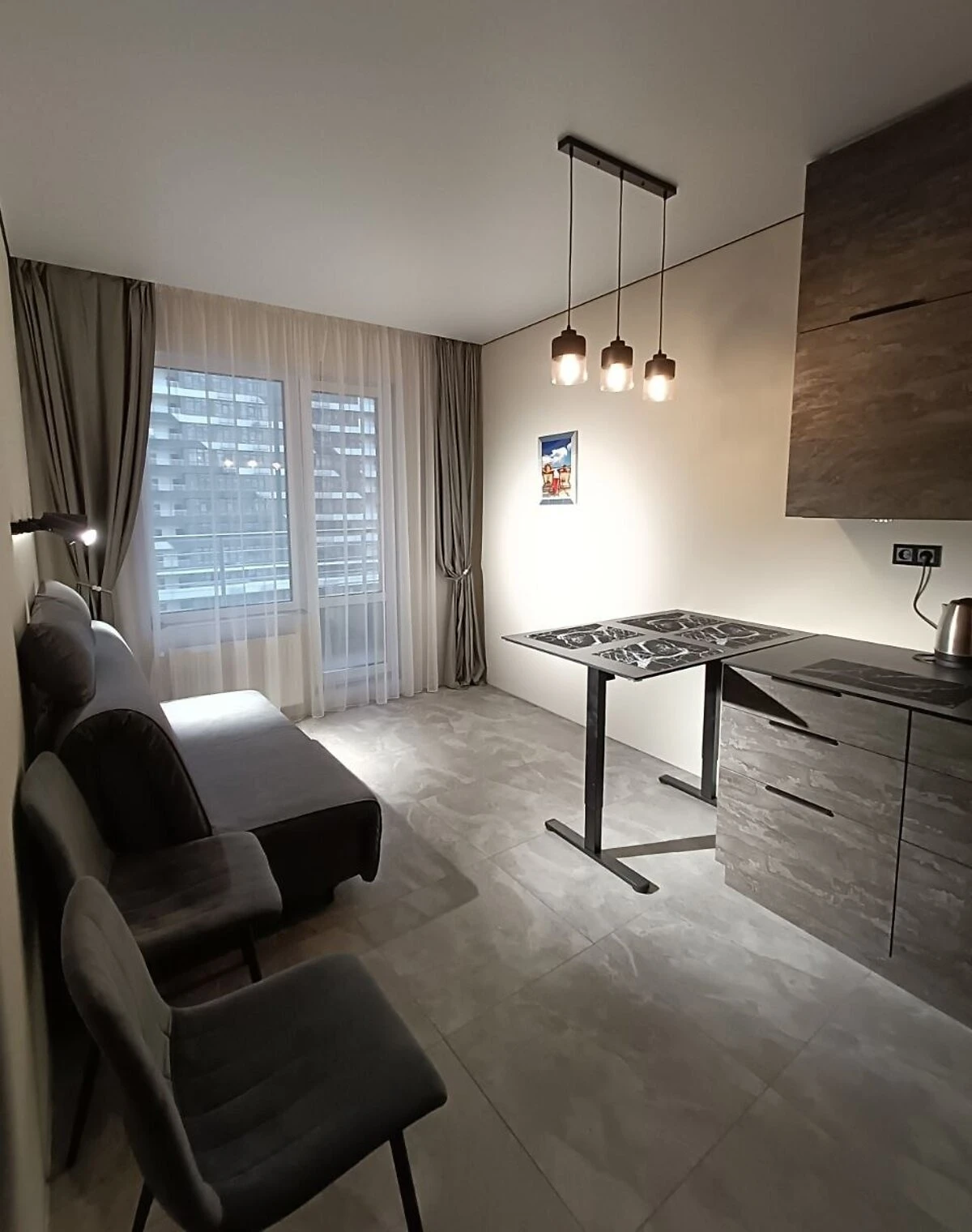1-комнатная квартира, Аркадия: дизайнерский ремонт, терраса, фото 5
