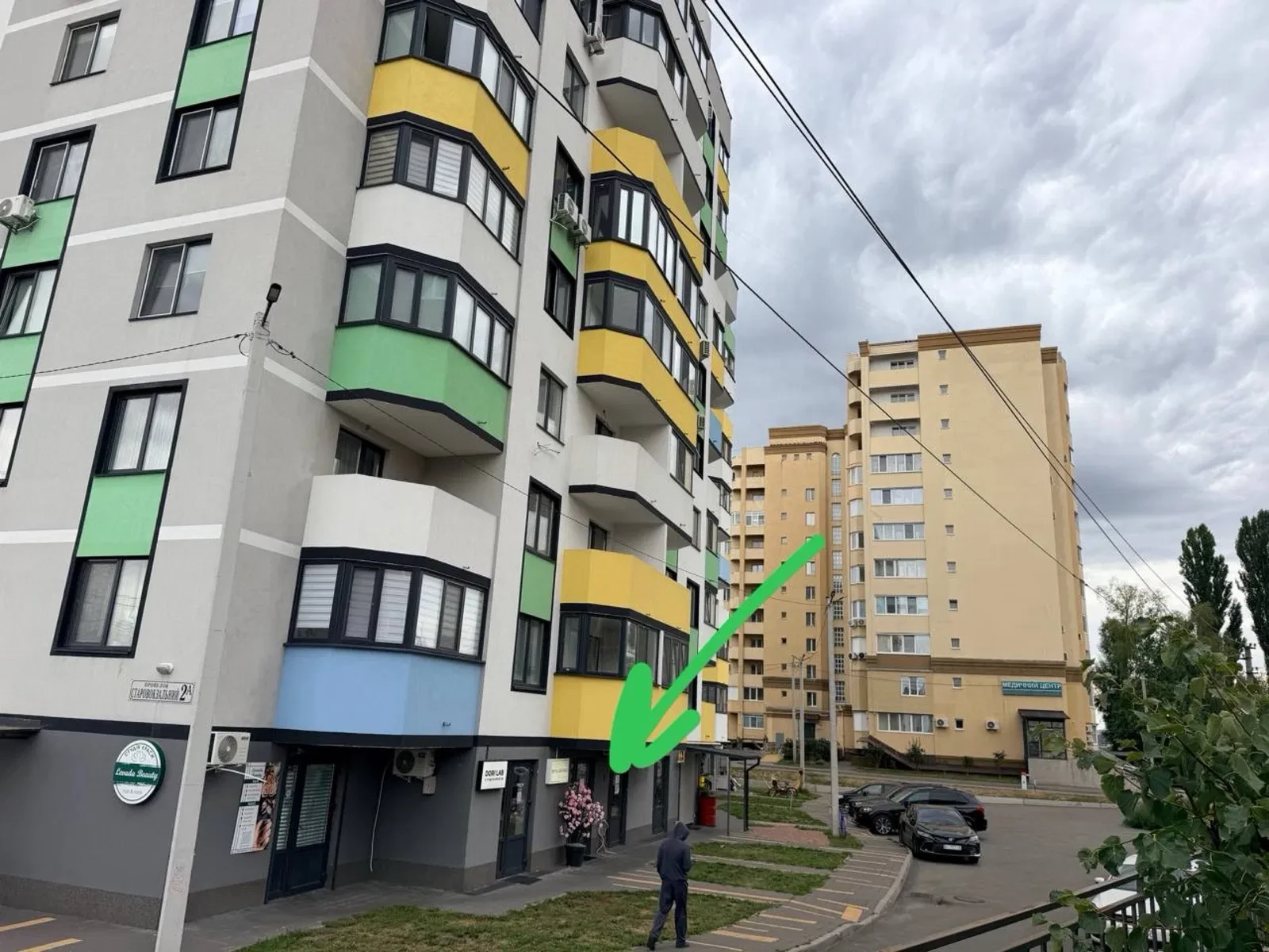 Магазин у ЖК Левада: фасадне приміщення, базовий ремонт, фото 1