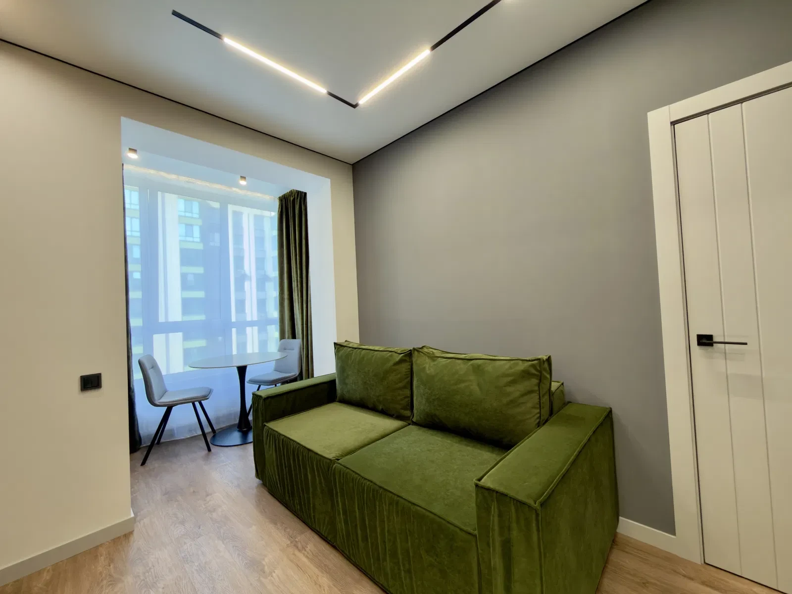 1-комнатная квартира в ЖК У-Квартал: кухня 18 м², фото 5