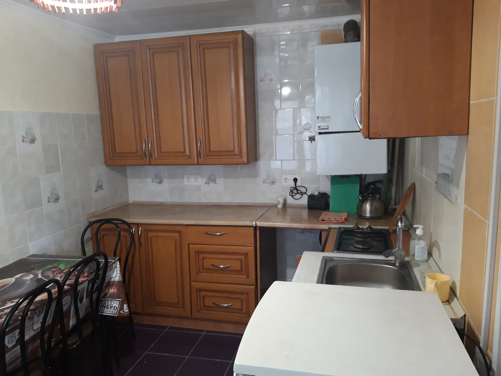 1-кімнатна квартира, Лузанівка: автономне газове опалення, тераса, фото 5