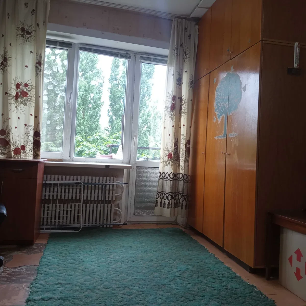 1-кімнатна квартира, Новокодацький: 5 хвилин до ринку, вікна у двір