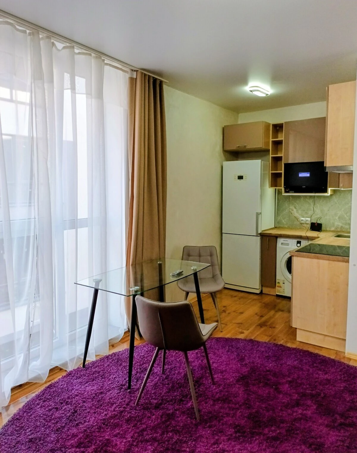 1-комнатная квартира, Жуляны: кухня-студия, дизайнерский ремонт - фото 1
