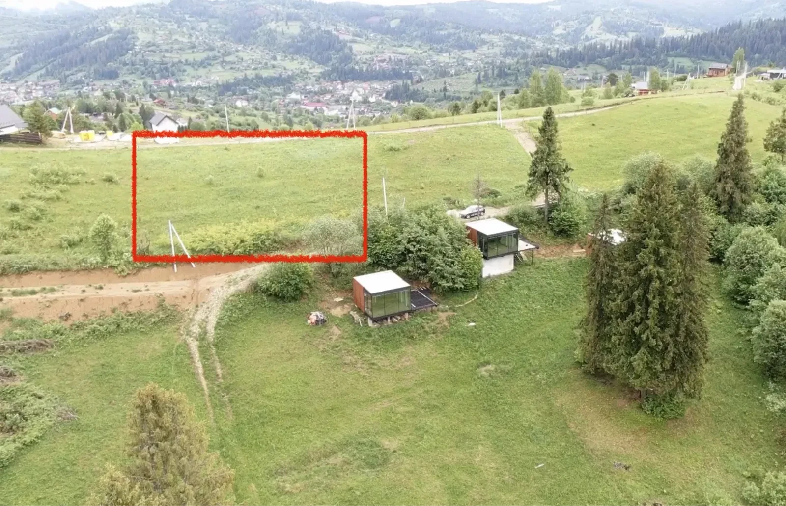 Ділянка 20 соток, Славське: електрика на межі, краєвид 360 - фото 1