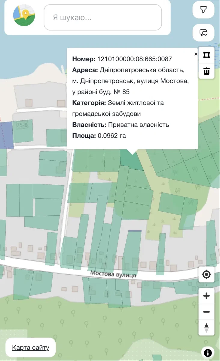 Земельна ділянка, Новокодацький: 10 соток, біля Дніпра, фото 1