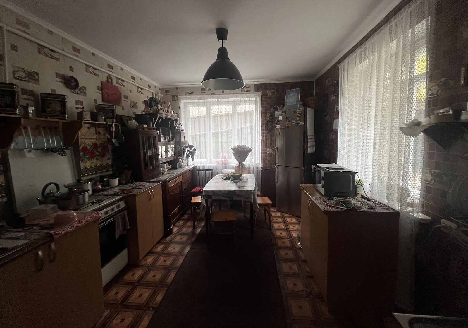 Будинок, Красне: сад, літня кухня, шиферний дах - фото 3