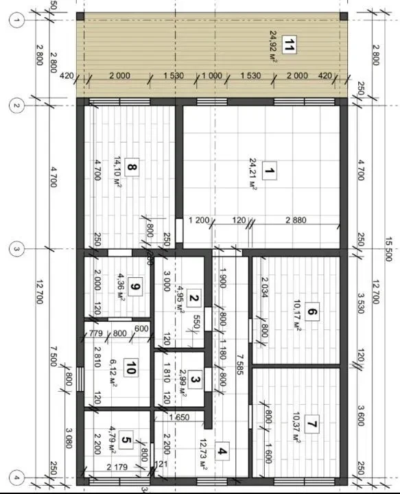 Будинок, Черкаси: крита тераса 25 м², єОселя, панорамні вікна - фото 3