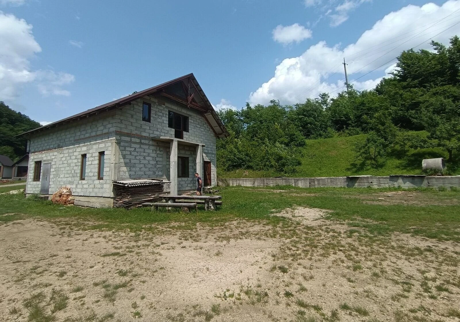 Будинок, Уклин: газобетонні стіни, централізоване опалення, фото 3