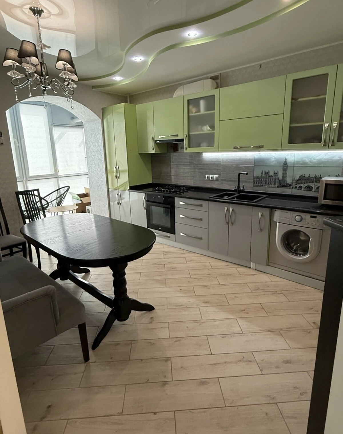 1-кімнатна квартира, Ближнє замостя: кухня 18.6 м², закритий двір - фото 5